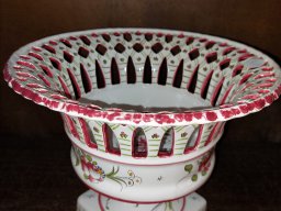 corbeille ajouree a la rose bis